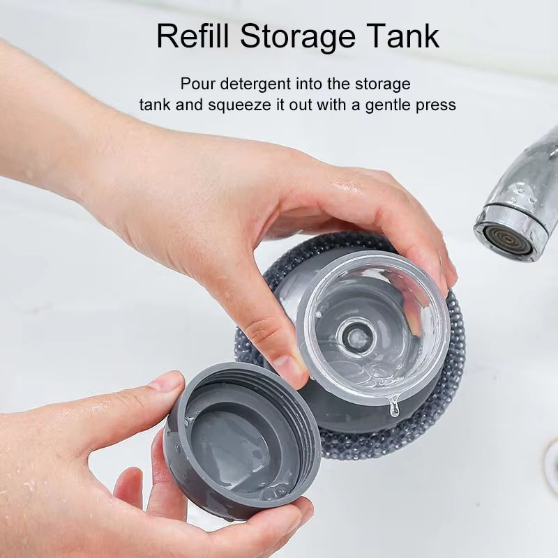 The Ultimate Soap Dispensing Dish Brush